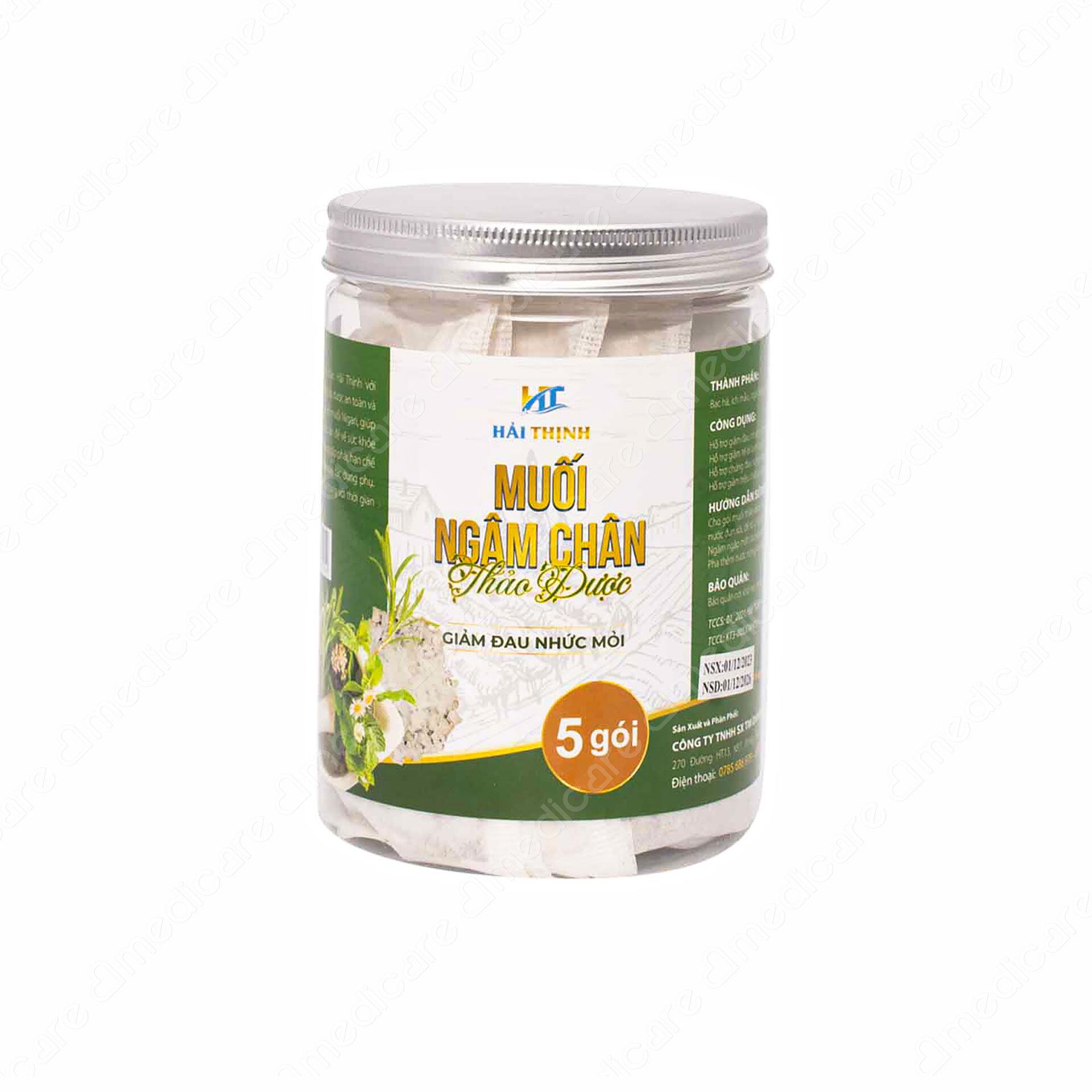 Muối ngâm chân giảm đau nhức Hải Thịnh