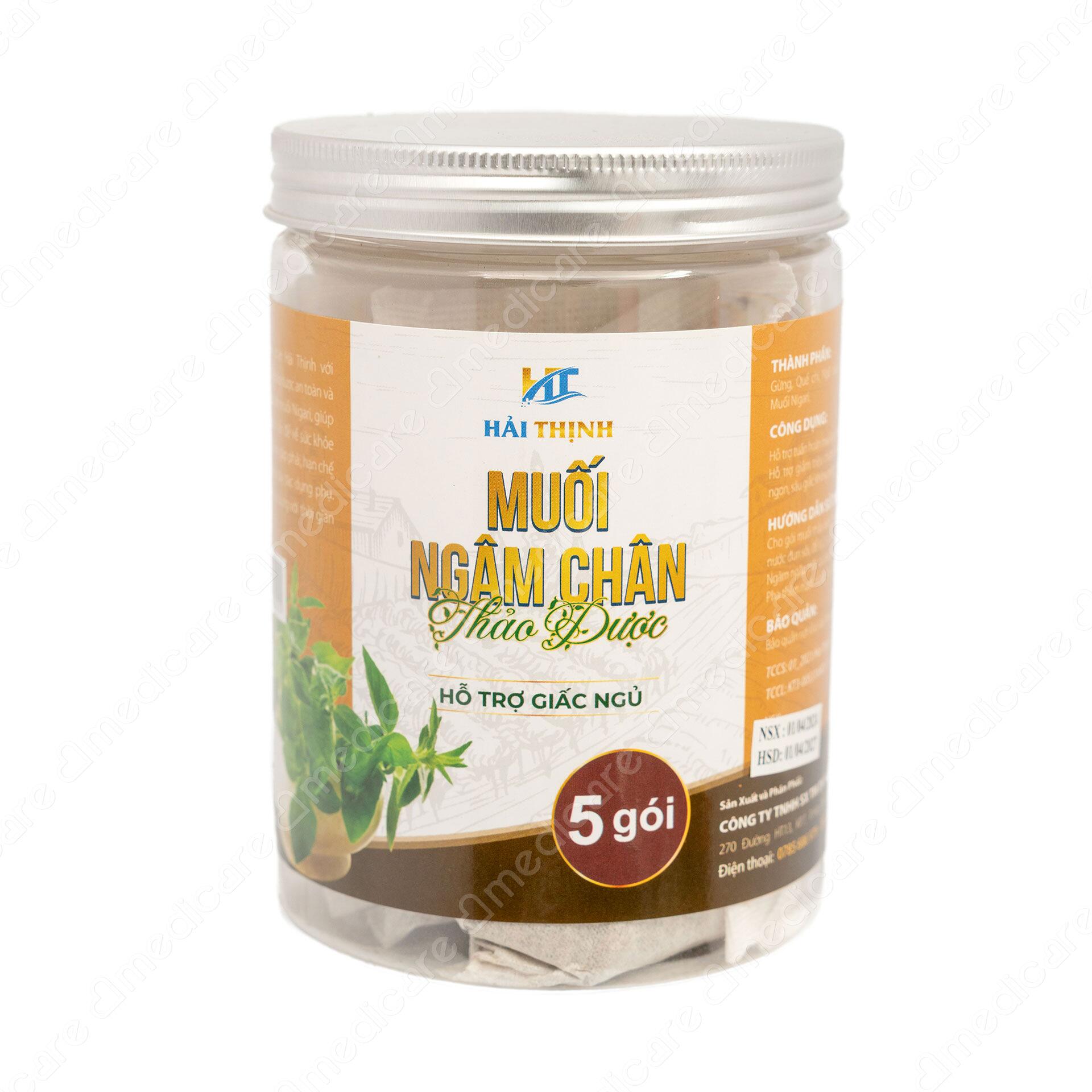 Muối ngâm chân hỗ trợ mất ngủ Hải Thịnh