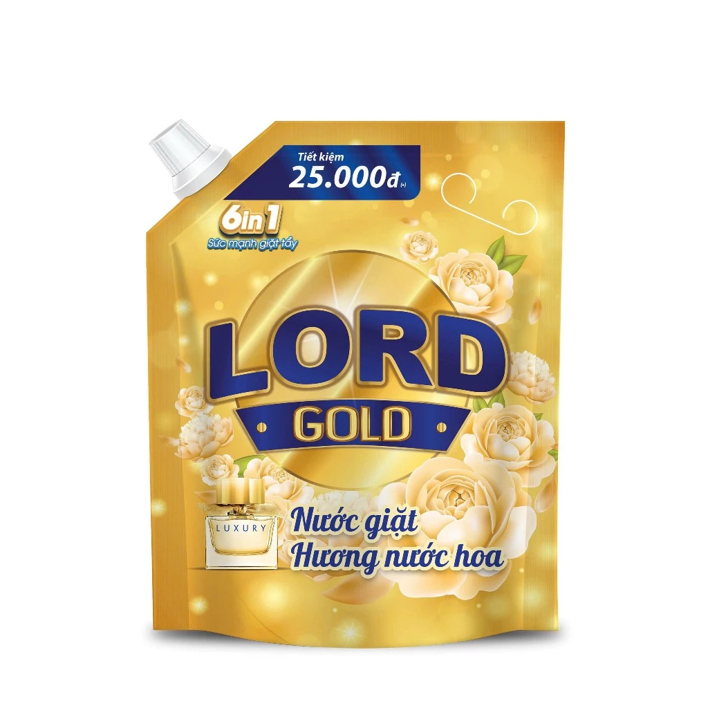 Nước giặt Lord Gold hương nước hoa 3,1kg