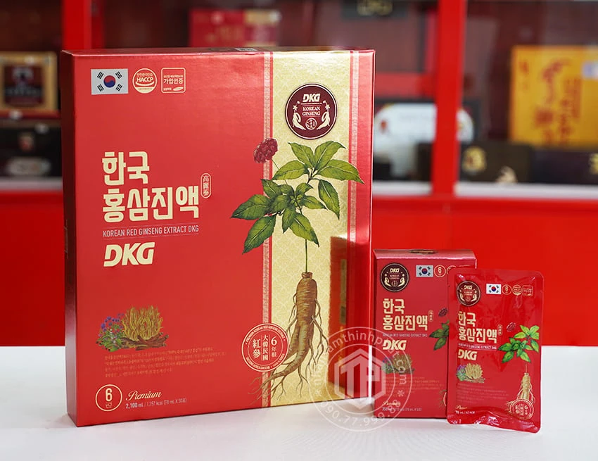 Nước hồng sâm Cát cánh đông trùng hạ thảo 70ml x 30