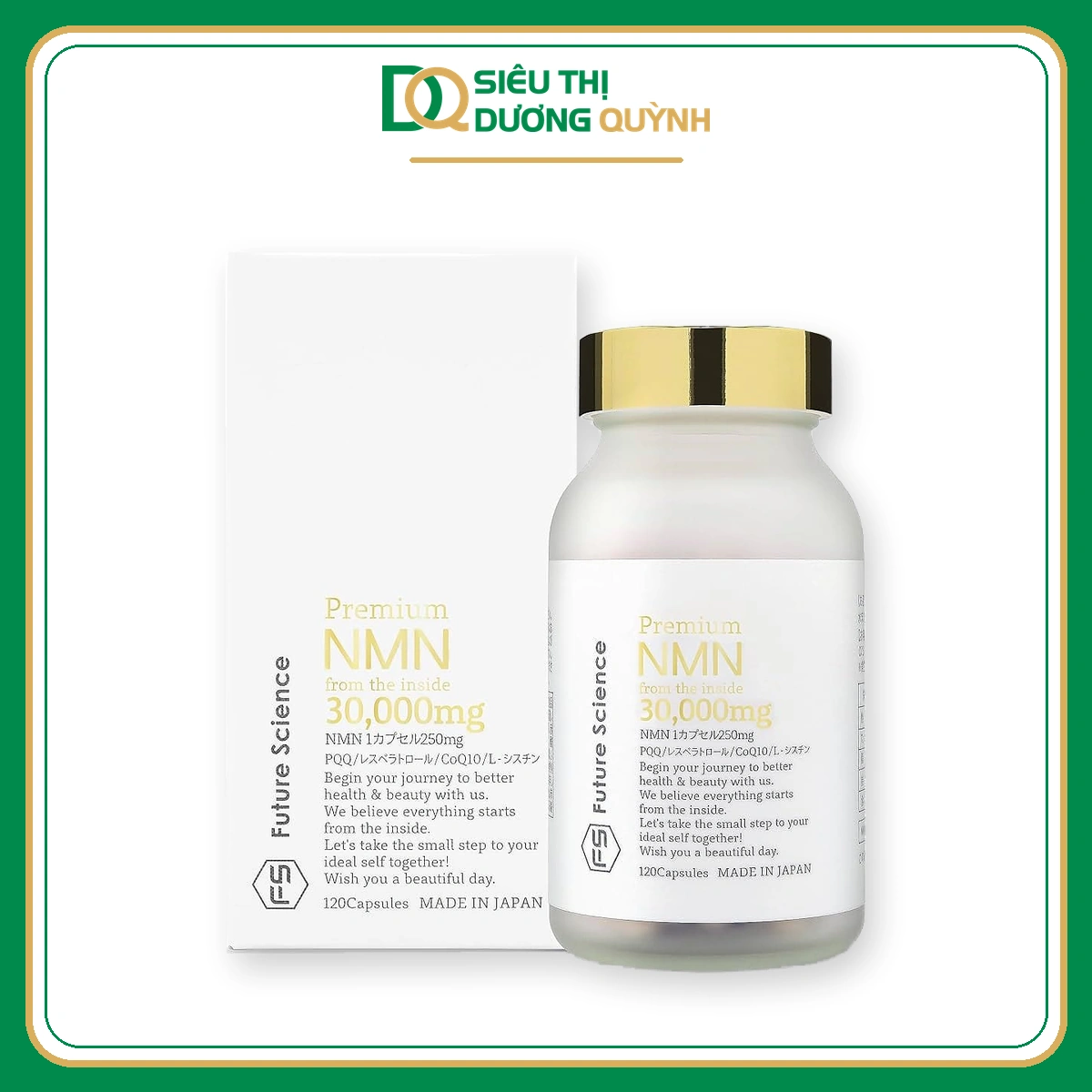 Viên uống Future Science Premium NMN 30000, hộp 120 viên