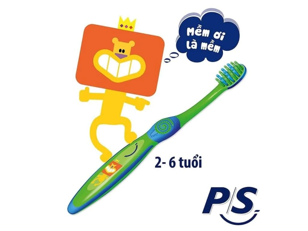 Bàn chải đánh răng P/S trẻ em 2–6 tuổi 1