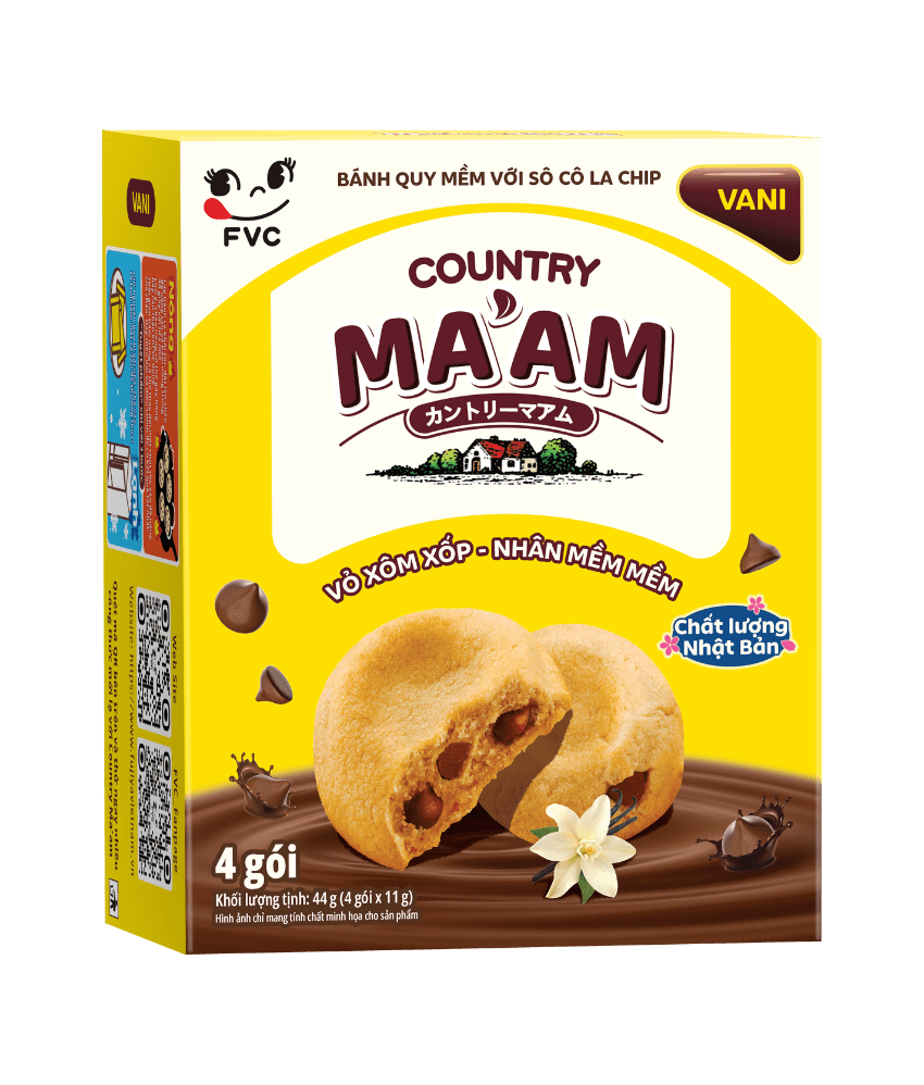 Bánh quy mềm Country Ma'am vị vani 110g 1
