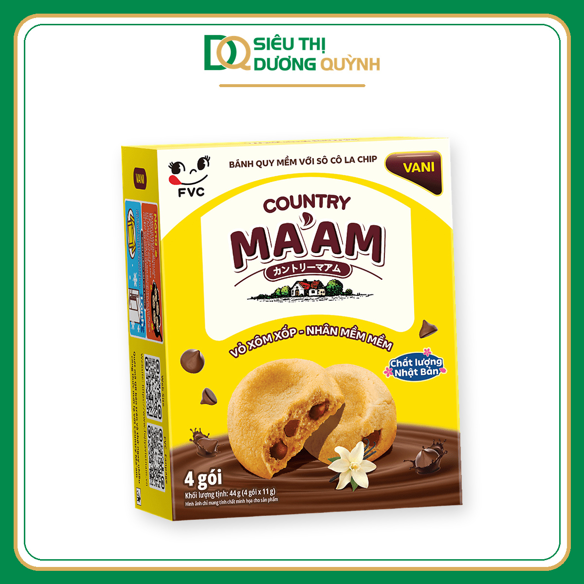 Bánh quy mềm Country Ma'am vị vani 110g