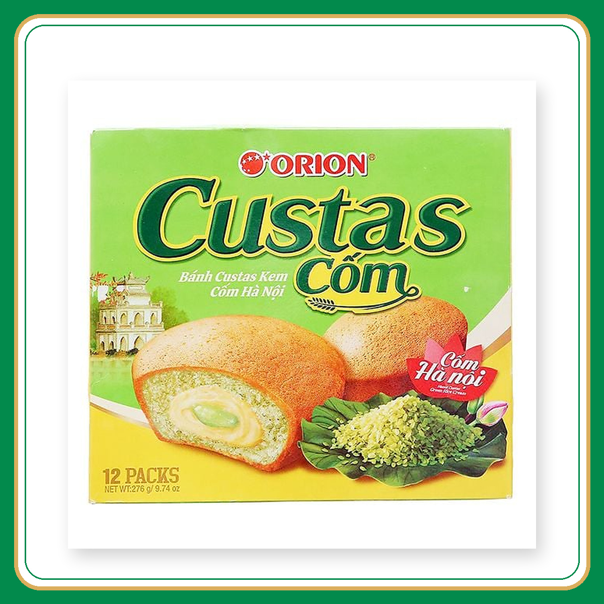 Bánh Custas cốm 12 gói
