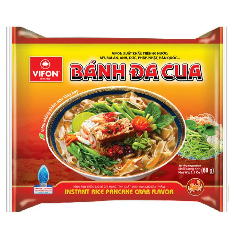 Bánh đa cua gói 60g 1