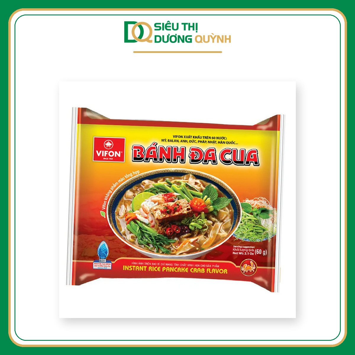 Bánh đa cua gói 60g