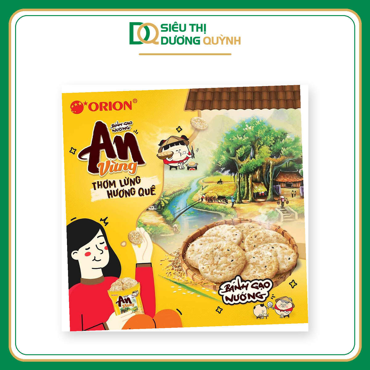 Bánh gạo An nướng vừng gói 115.2g