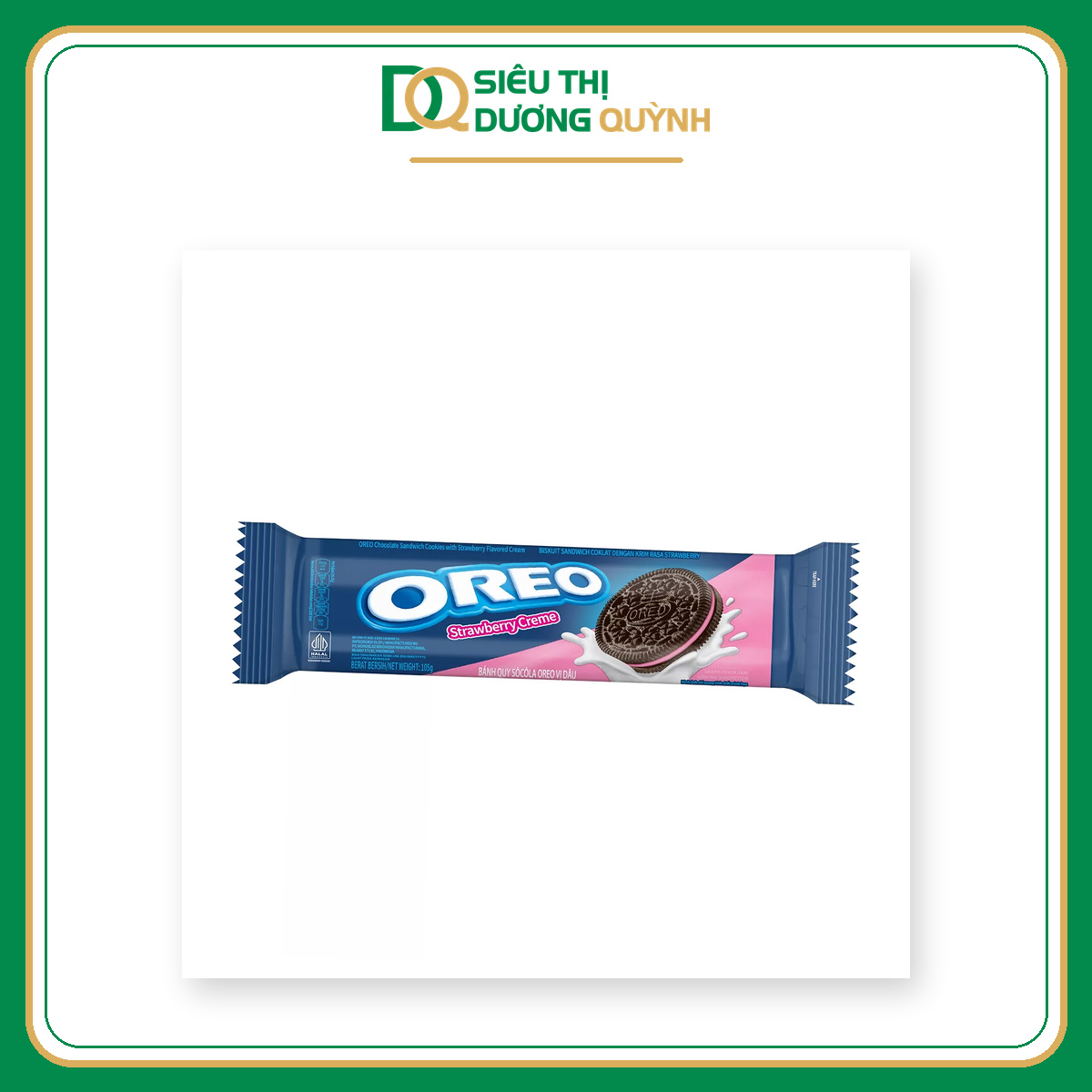 Bánh quy Oreo kem dâu 119,6g
