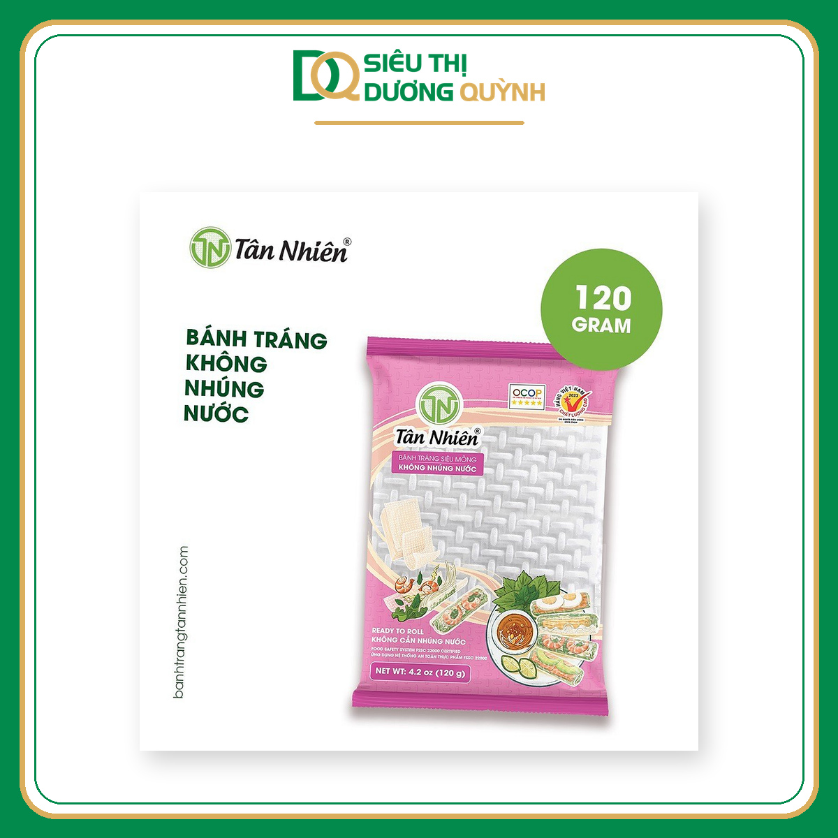 Bánh tráng Tân Nhiên 120gr