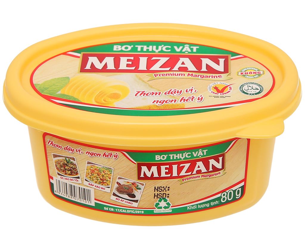 Bơ thực vật Meizan 80g 1