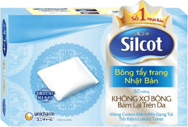 Bông tẩy trang Silcot hộp 82 miếng 1