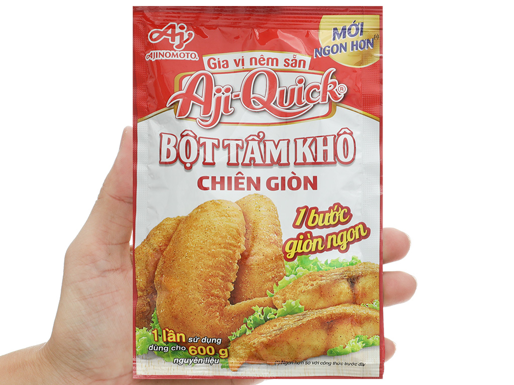 Bột tẩm khô chiên giòn Ajinomoto 42g 1