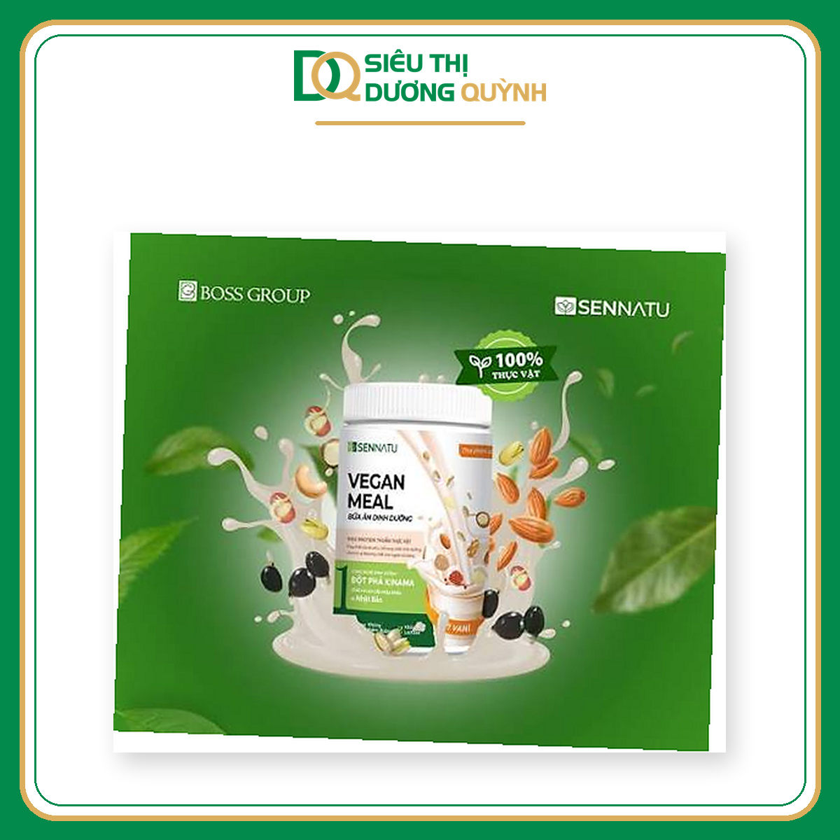 Bữa ăn dinh dưỡng thuần chay Sennatu Vegan Meal 500g