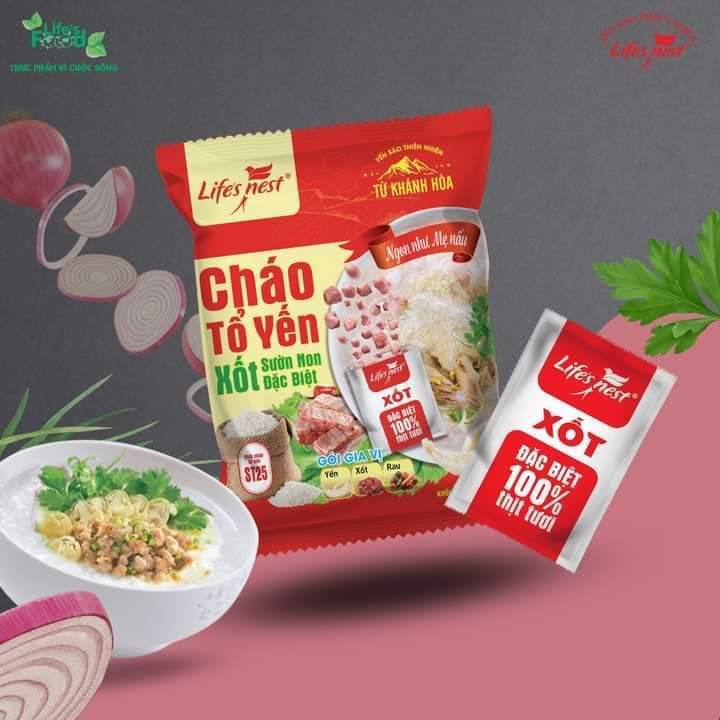 Cháo tổ yến sườn non 60g 1