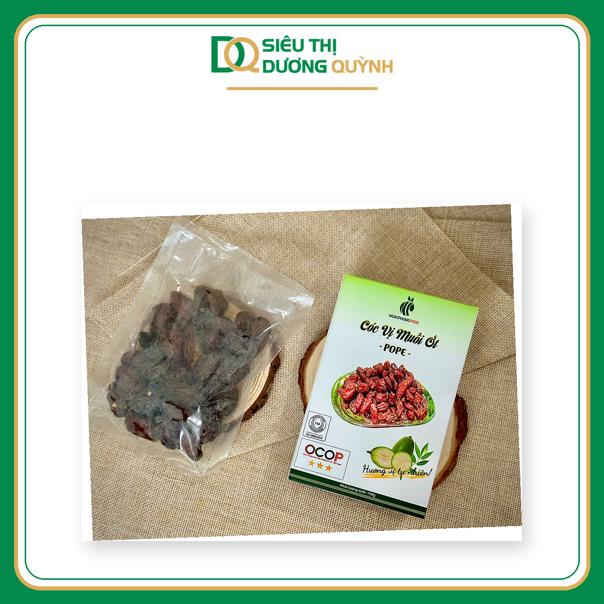 Cóc vị muối ớt 150g
