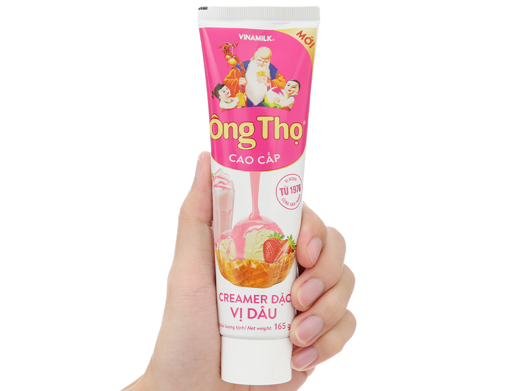 Creamer đặc Ông Thọ vị dâu tuýp 165g 1