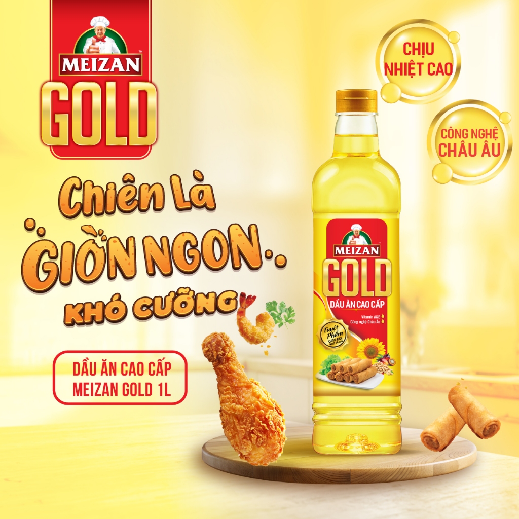 Dầu ăn Meizan Gold 1 lít 1
