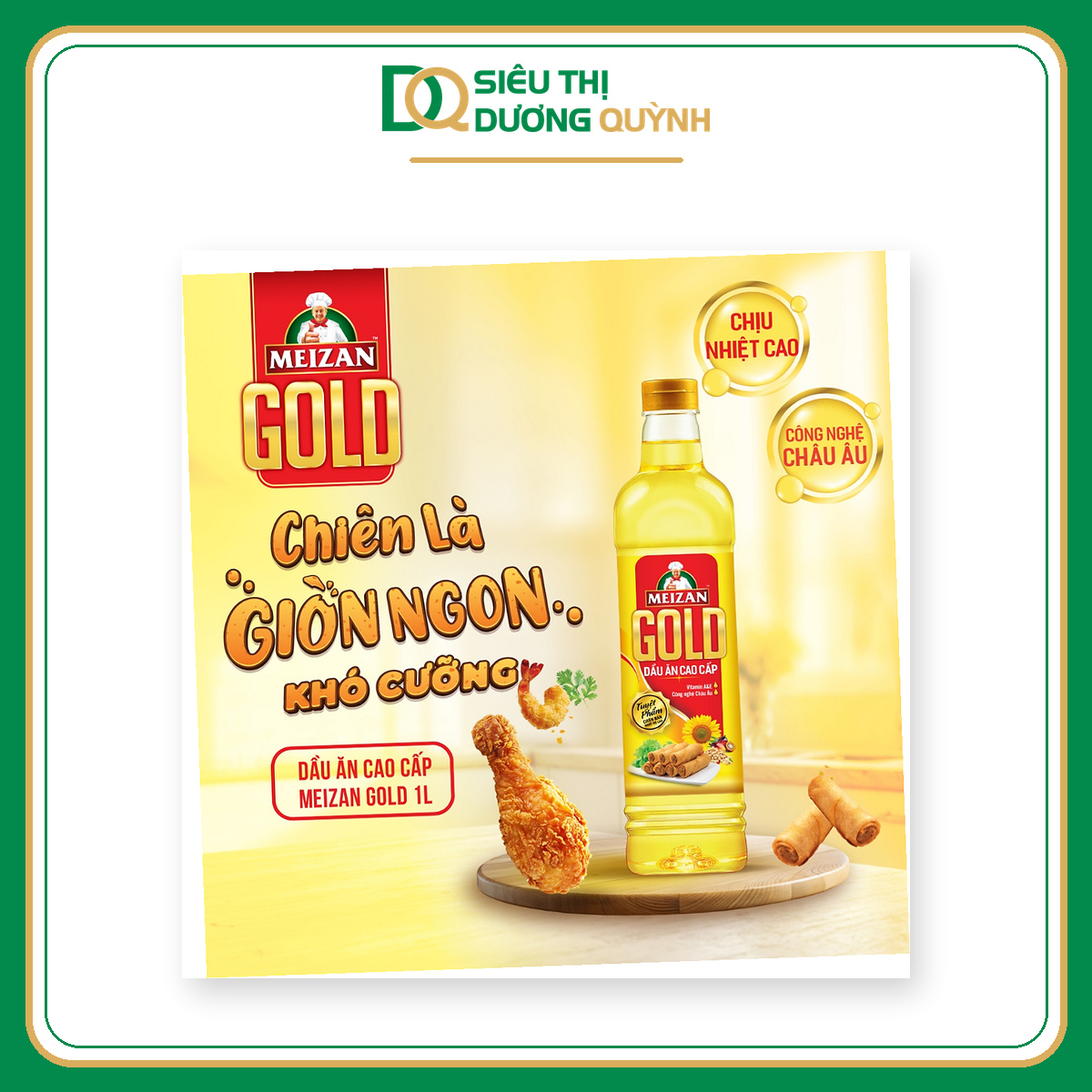 Dầu ăn Meizan Gold 1 lít