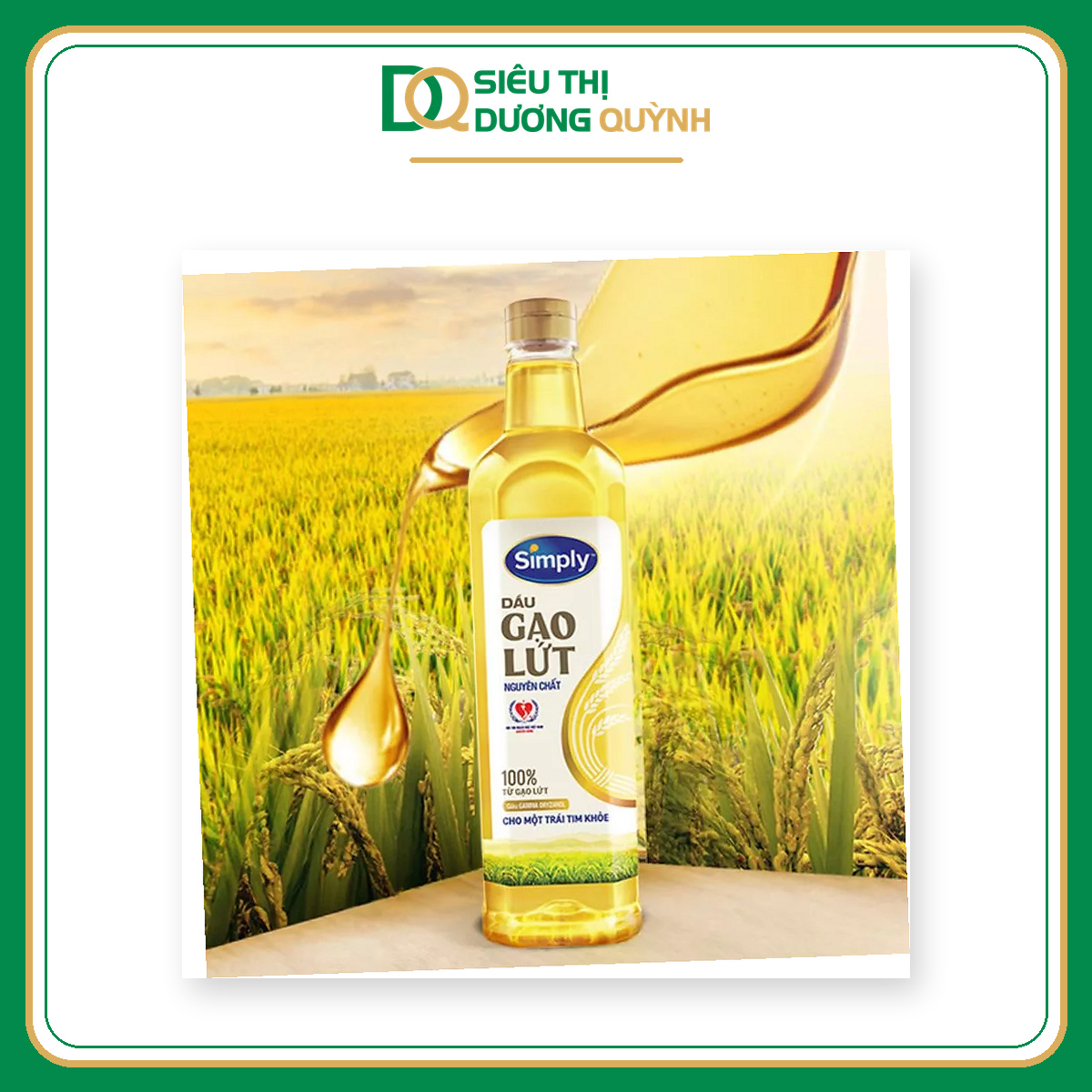 Dầu gạo lứt Simply 1 lít