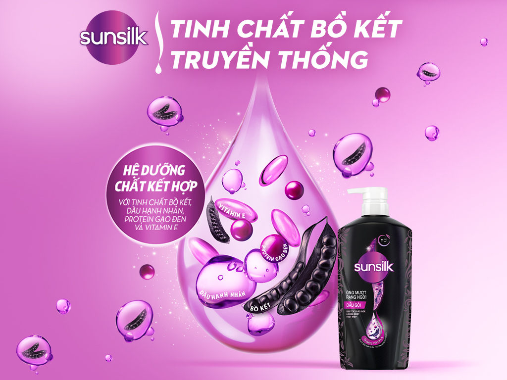 Dầu gội Sunsilk Óng Mượt Rạng Ngời 600g 1