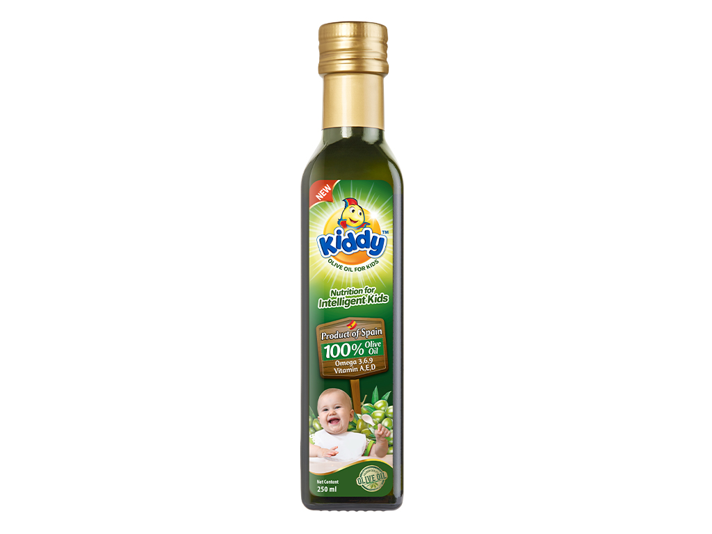 Dầu ô liu Kiddy cho trẻ em 250ml 1