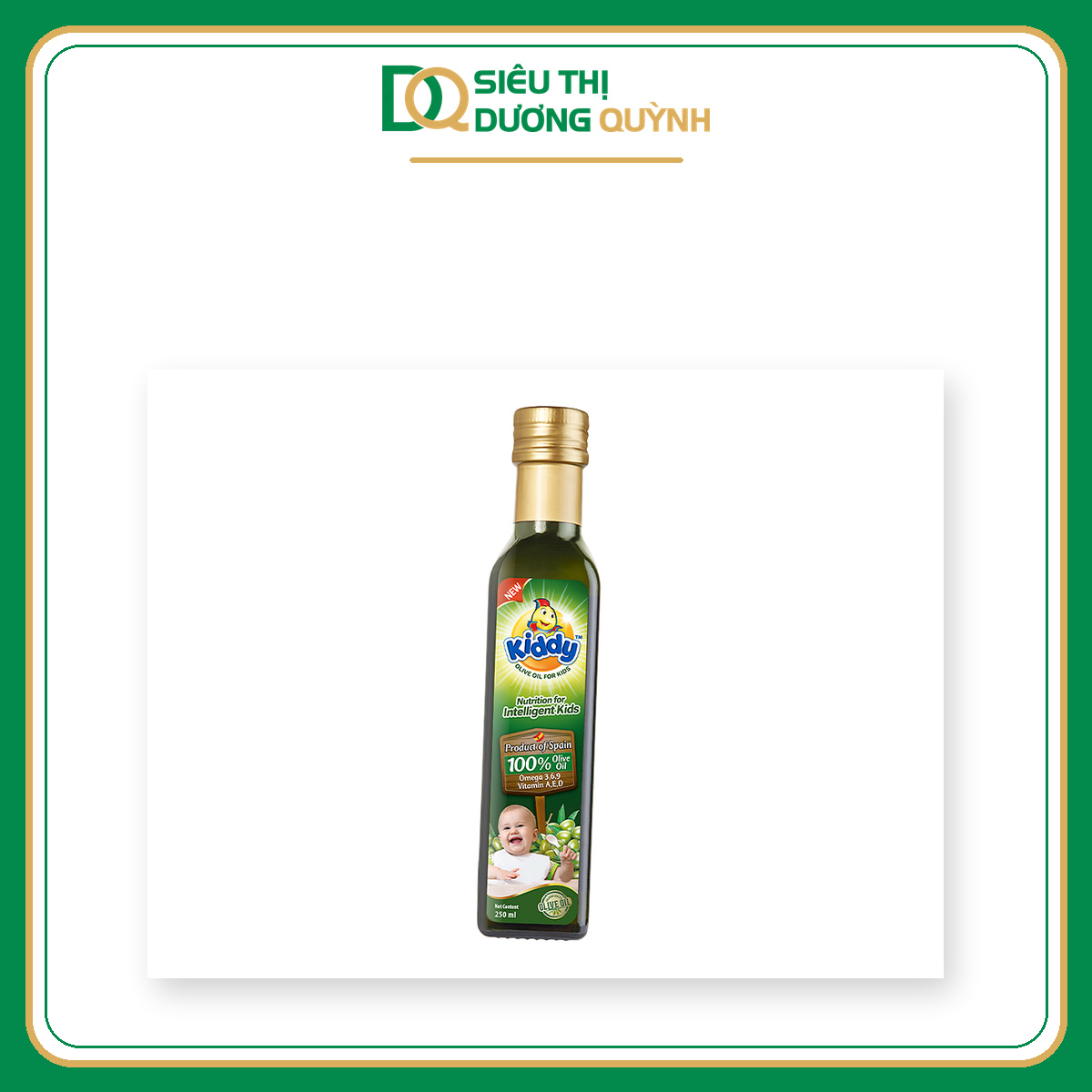 Dầu ô liu Kiddy cho trẻ em 250ml