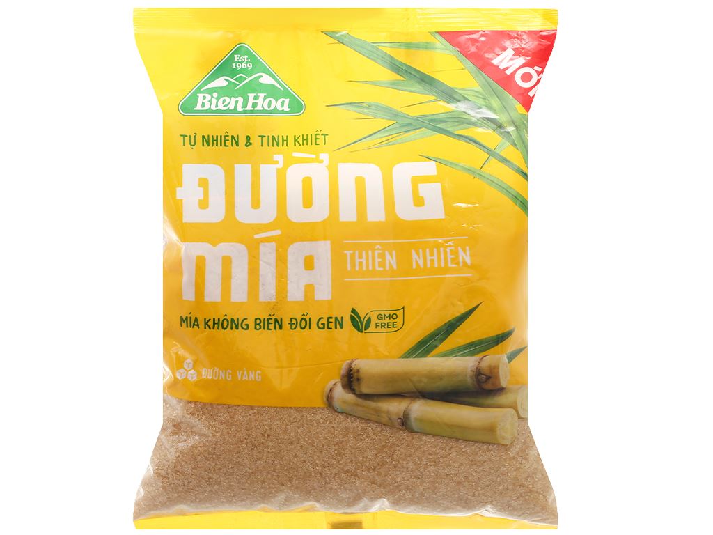 Đường mía thiên nhiên Biên Hòa 1kg 1