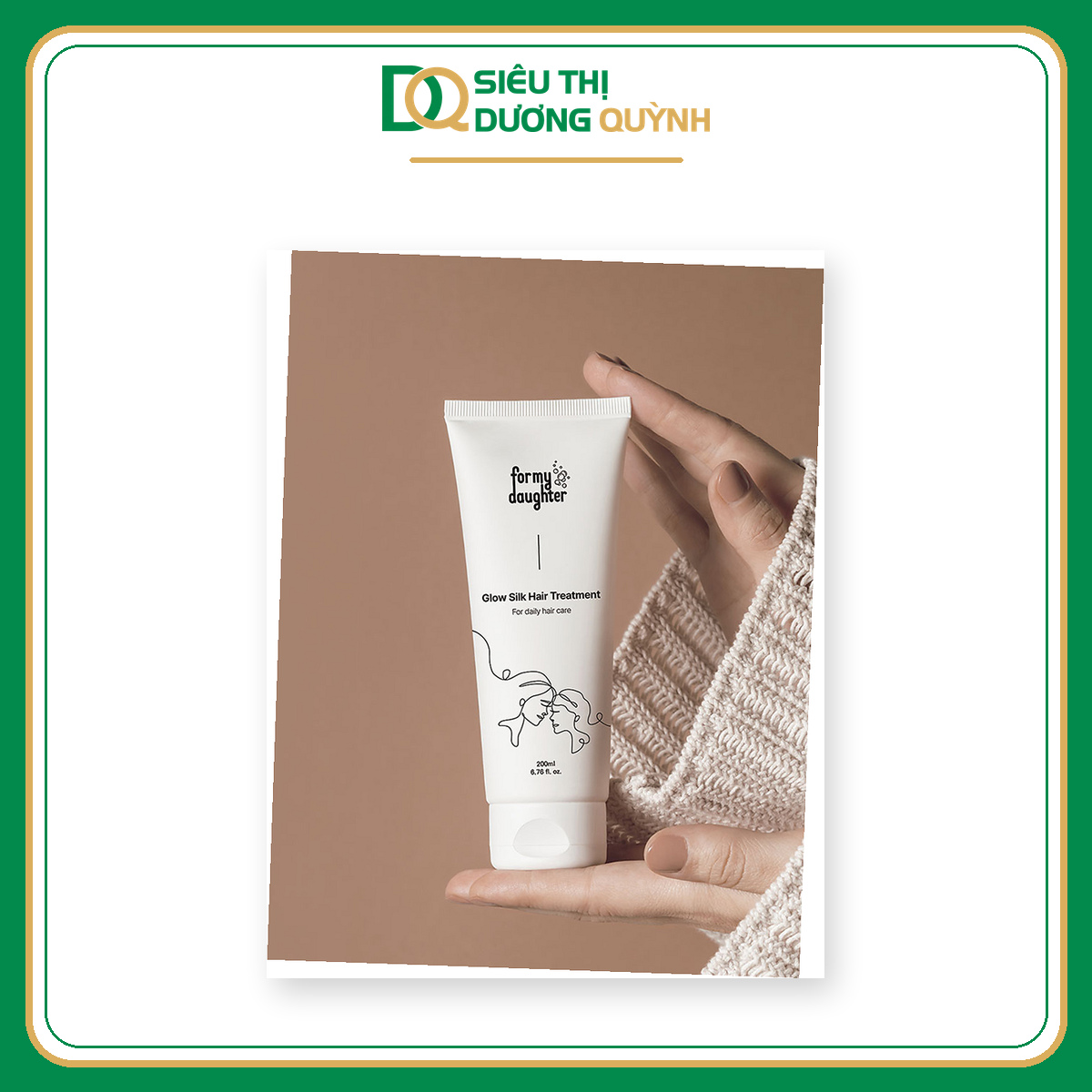 Kem ủ tóc For My Daughter Glow Silk Hair Treatment 200ml