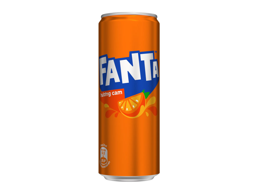 Fanta Cam lon 320ml 1