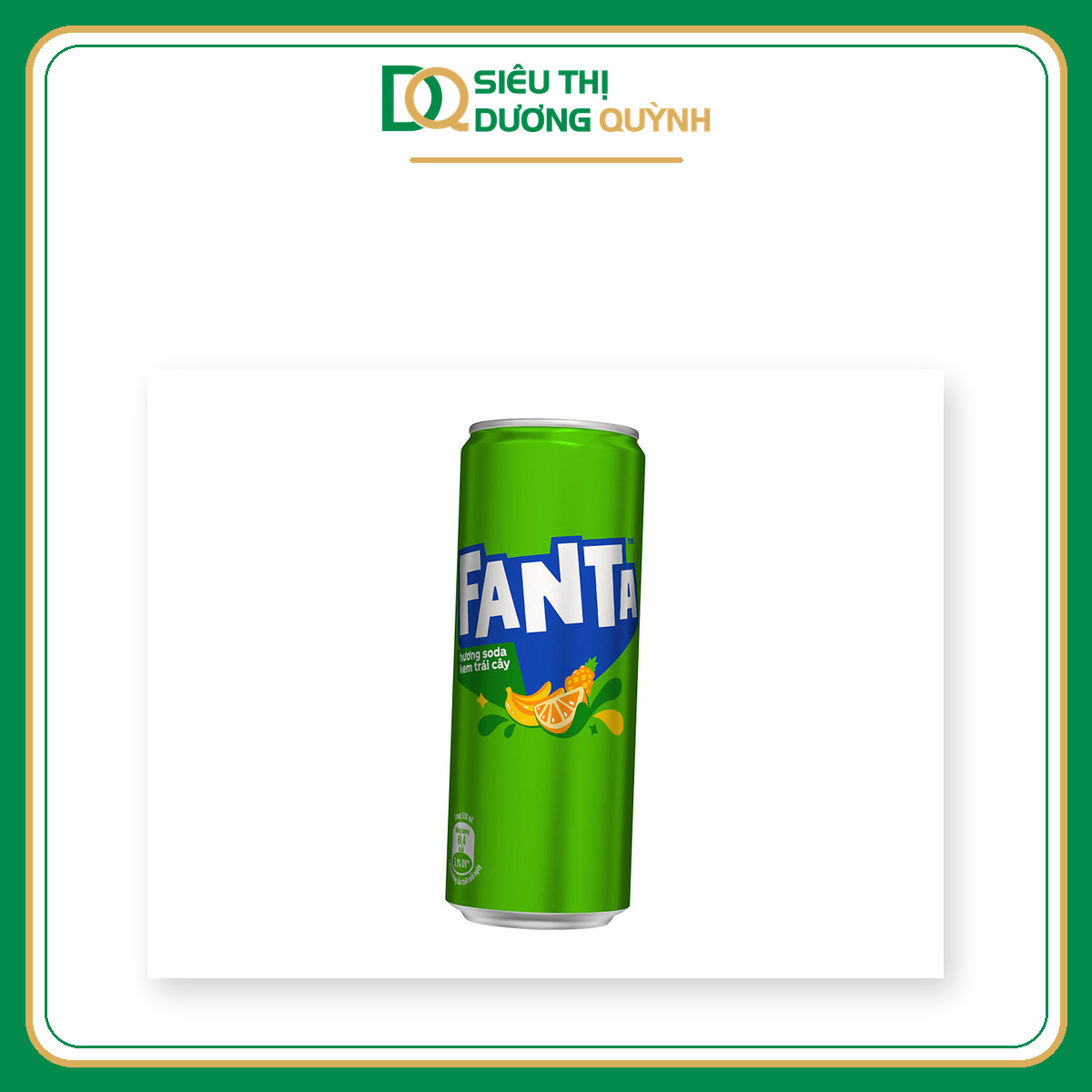 Fanta hương soda kem trái cây lon 320ml