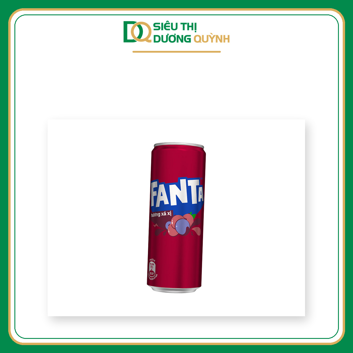 Fanta Xá Xị Lon 320ml