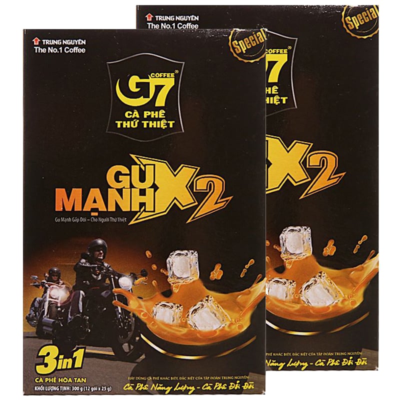 G7 cà phê gu mạnh 3 in 1 hộp 12 stick 1