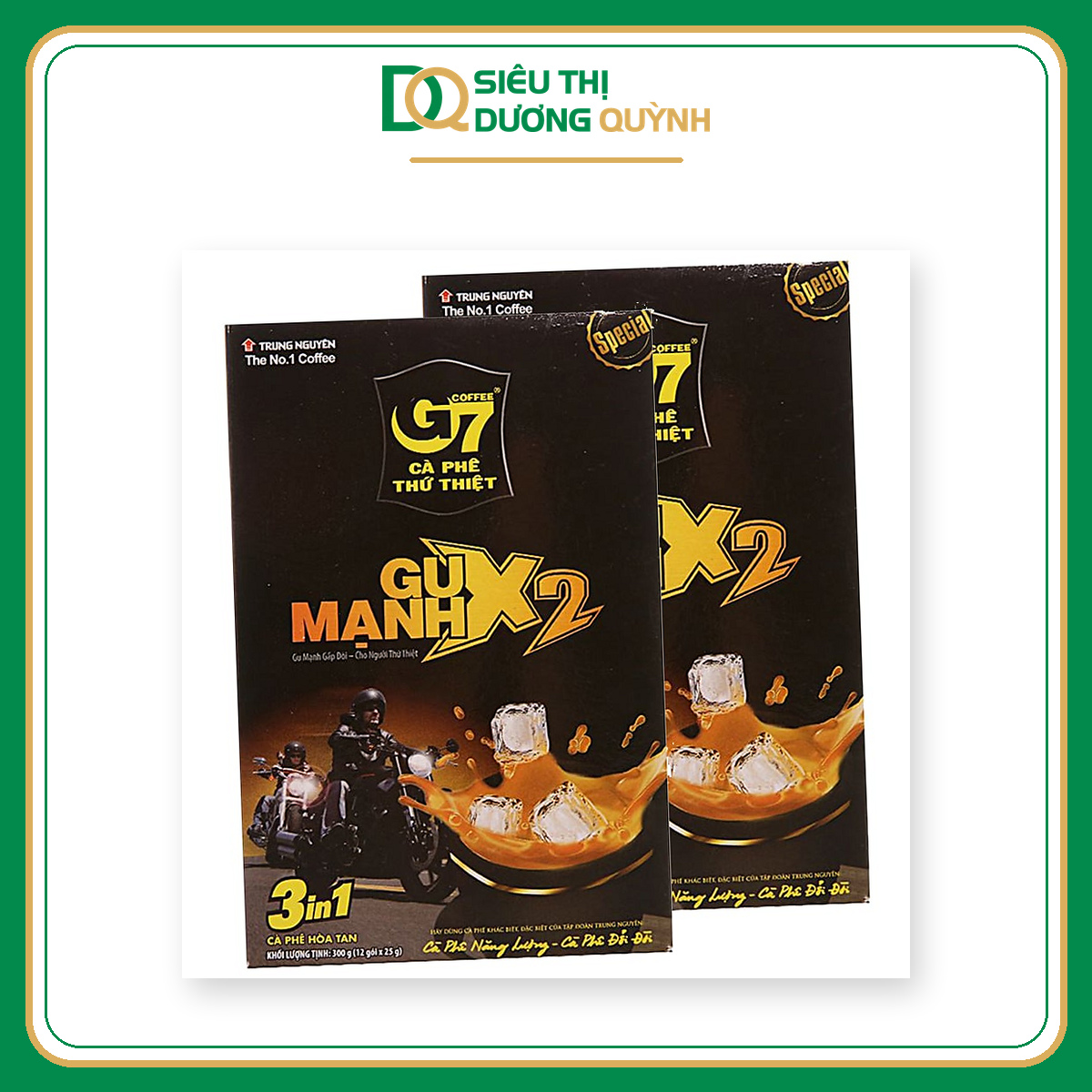 G7 cà phê gu mạnh 3 in 1 hộp 12 stick
