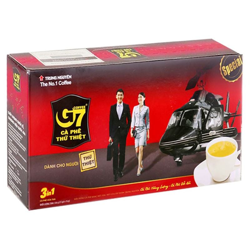 G7 cà phê sữa 3 in 1 hộp 18 stick 1