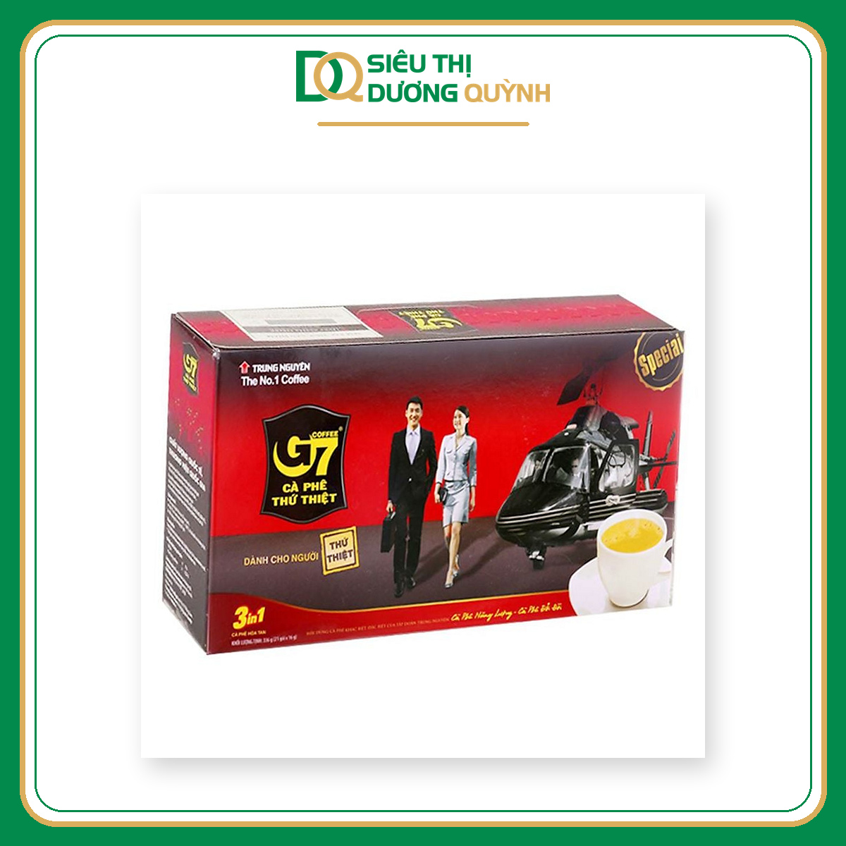 G7 cà phê sữa 3 in 1 hộp 18 stick