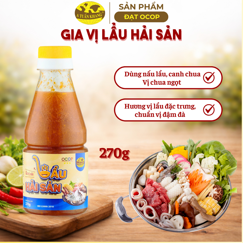 Gia vị lẩu hải sản A Tuấn Khang 270g 1