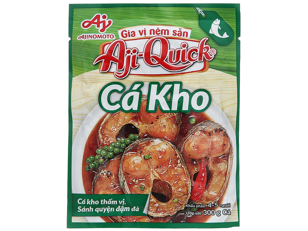 Gia vị nêm sẵn cá kho Ajinomoto 31g 1