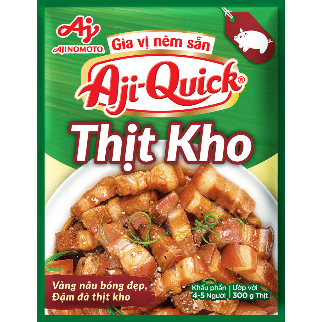 Gia vị nêm sẵn thịt kho Ajinomoto 31g 1