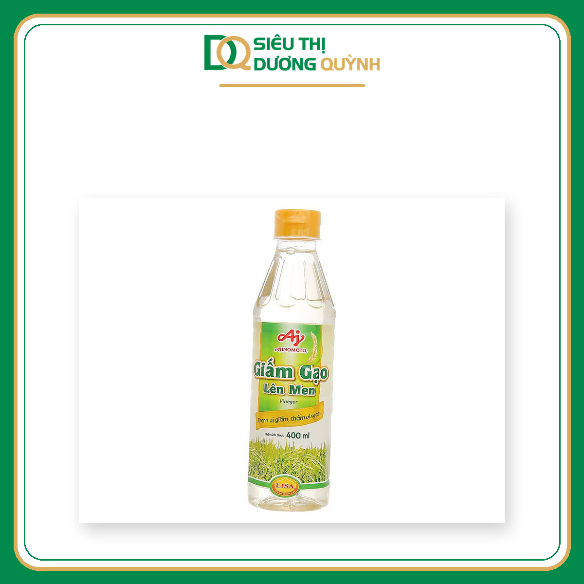 Giấm gạo lên men Ajinomoto 400ml