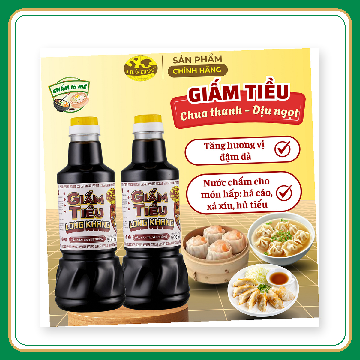 Giấm Tiều Long Khang 500ml