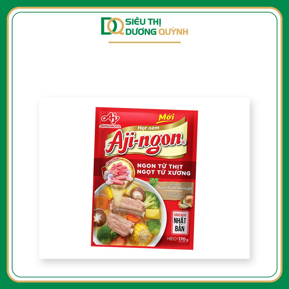 Hạt nêm Aji-ngon heo 170g