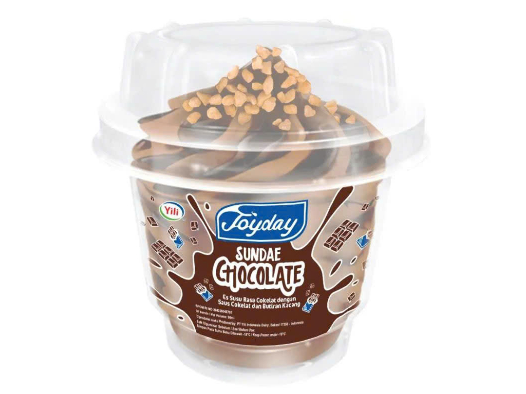 Kem ly Joyday Sundae Chocolate sốt socola 1