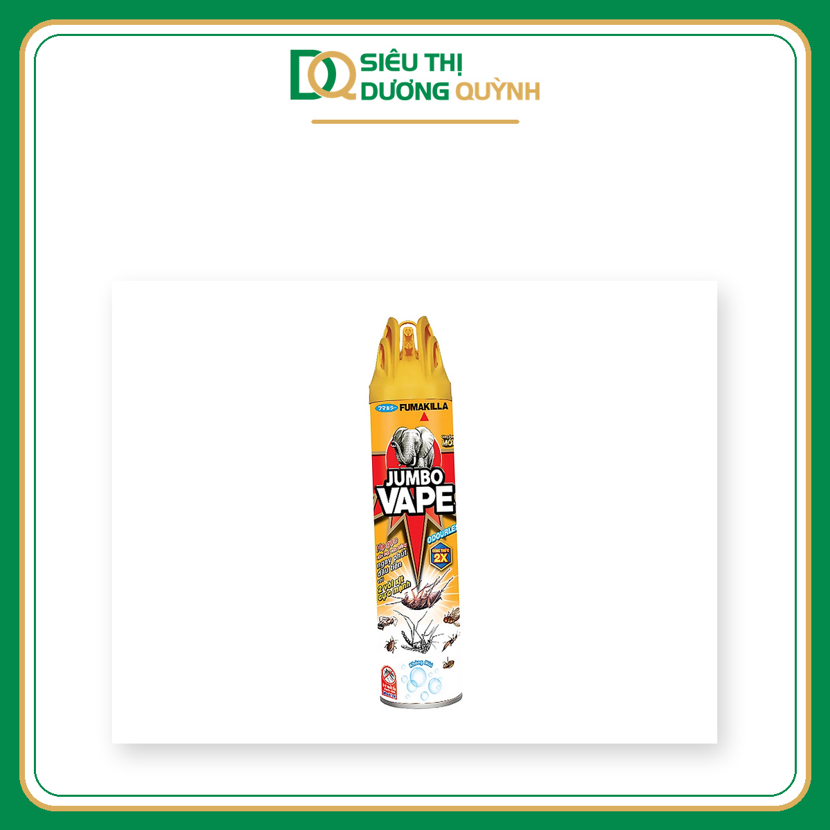 Bình xịt côn trùng Jumbo Vape G1 không mùi 600ml