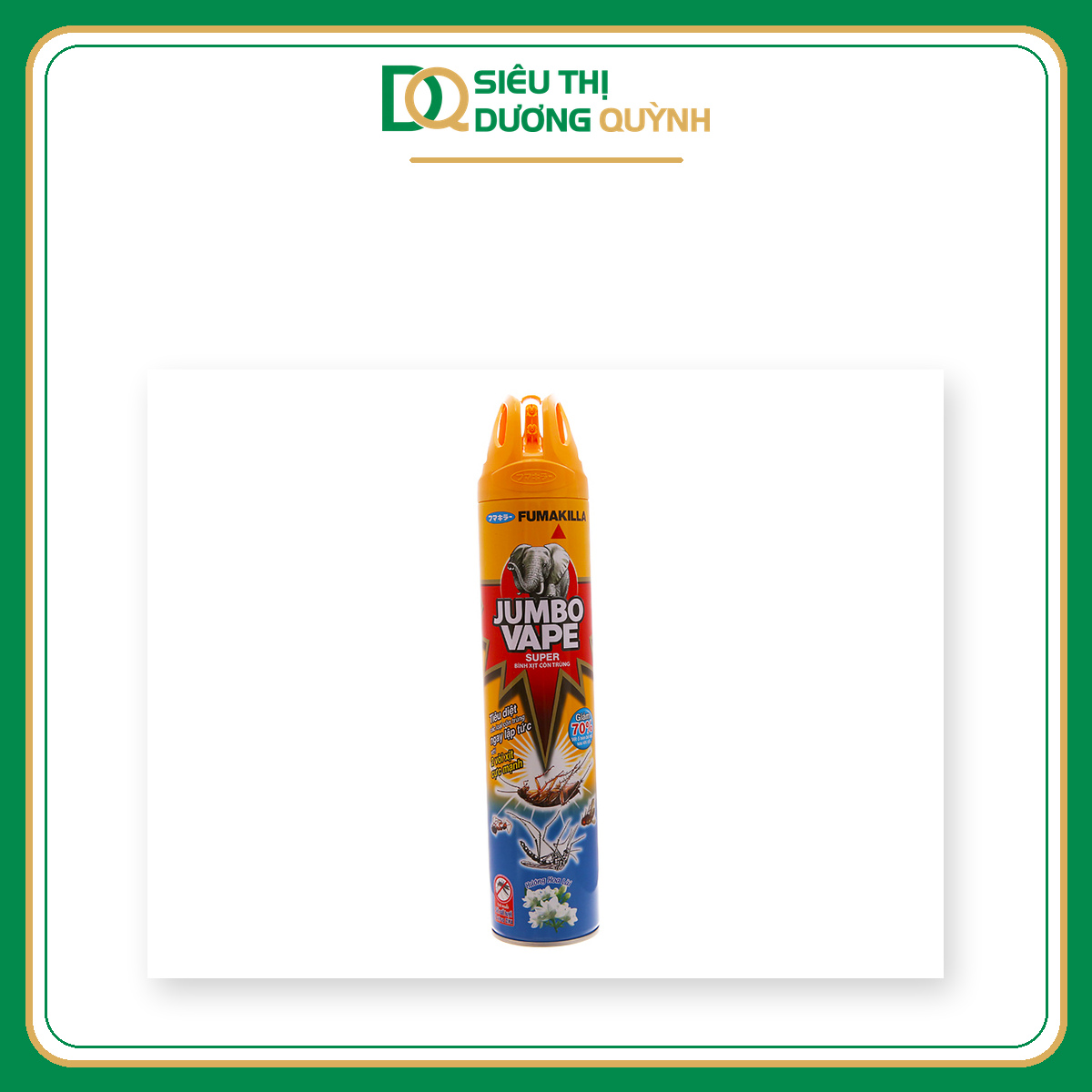 Bình xịt côn trùng Jumbo Vape G4 hương hoa lài 600ml