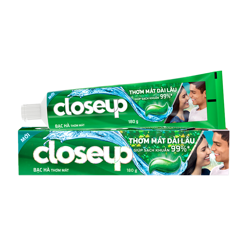 Kem đánh răng Closeup bạc hà 180g 1