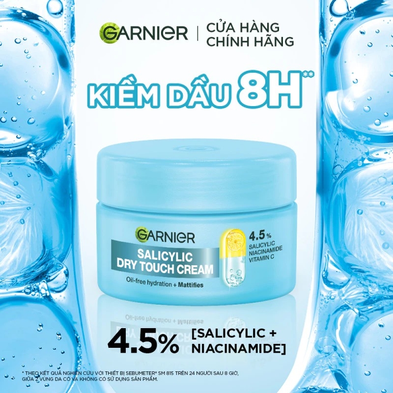Kem dưỡng Garnier Salicylic Mochi Dry Touch 4,5% 30ml 1