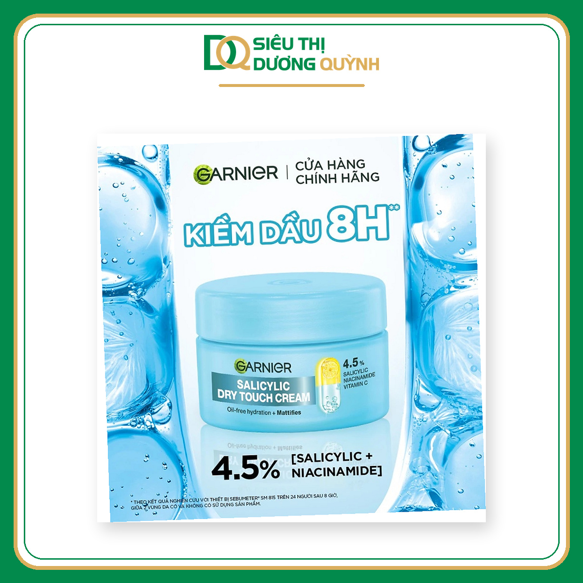 Kem dưỡng Garnier Salicylic Mochi Dry Touch 4,5% 30ml