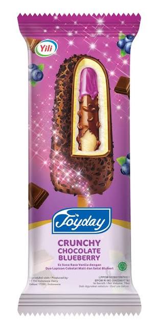 Kem que Joyday Crunchy Chocolate Blueberry vị việt quất 1