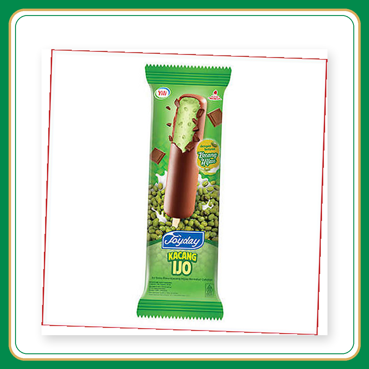 Kem Joyday Kacang Ijo (Kem Joyday đậu xanh giòn )